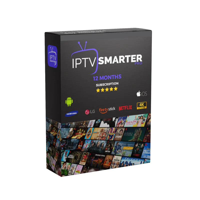 Get 1-Year IPTV Smarters Pro Subscription - USA Access