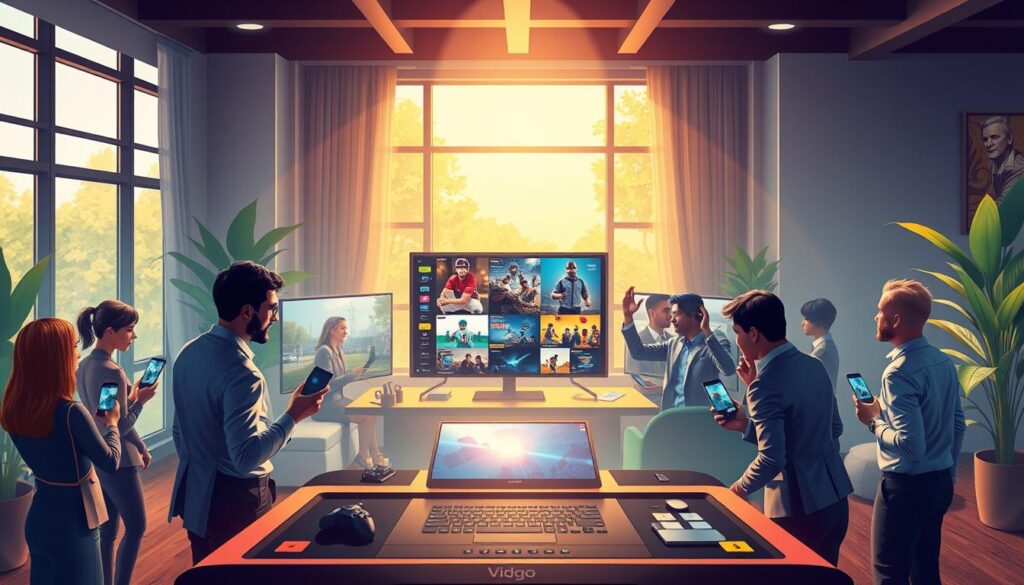 Vidgo niche programming and social streaming features