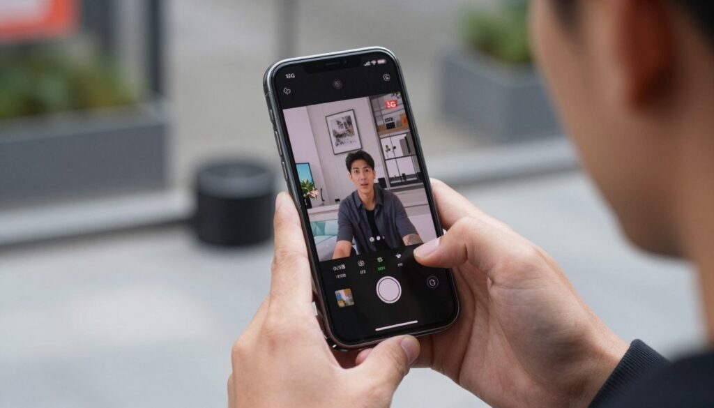 5g mobile iptv streaming on smartphone outdoor 5g mobile iptv streaming on smartphone outdoor