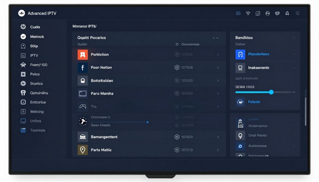 advanced iptv optimization dashboard and settings advanced iptv optimization dashboard and settings