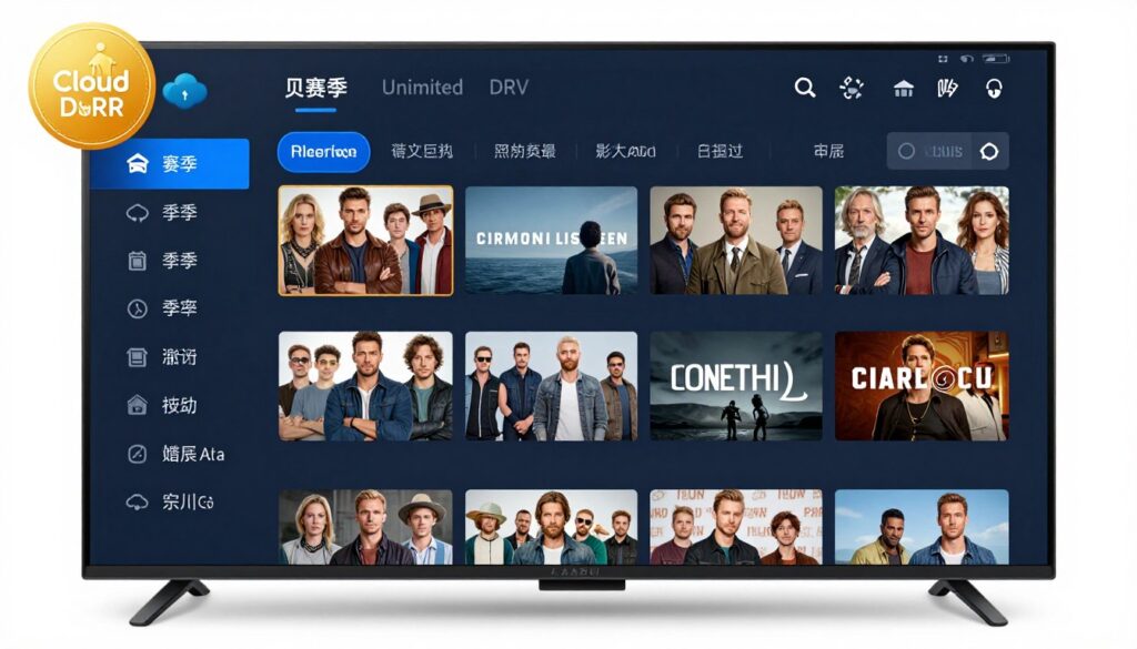 cloud dvr interface showing unlimited storage capacity cloud dvr interface showing unlimited storage capacity