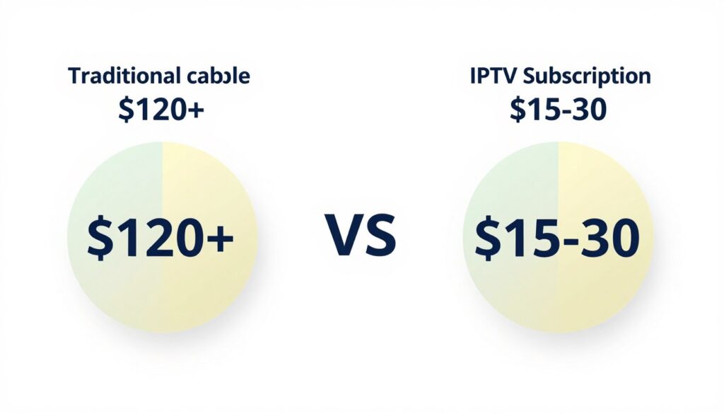 cost comparison chart cable vs iptv subscription savings cost comparison chart cable vs iptv subscription savings