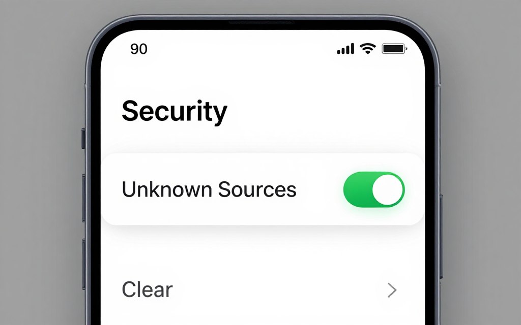 device settings showing unknown sources permission enabled device settings showing unknown sources permission enabled