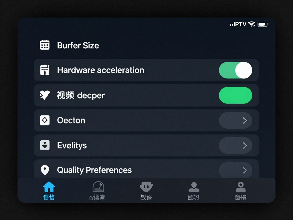 iptv player advanced playback settings menu iptv player advanced playback settings menu