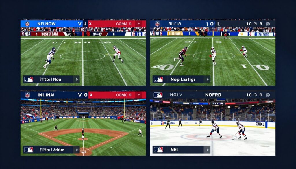 live sports streaming showing multiple games simultaneously multi-view live sports streaming showing multiple games simultaneously multi-view