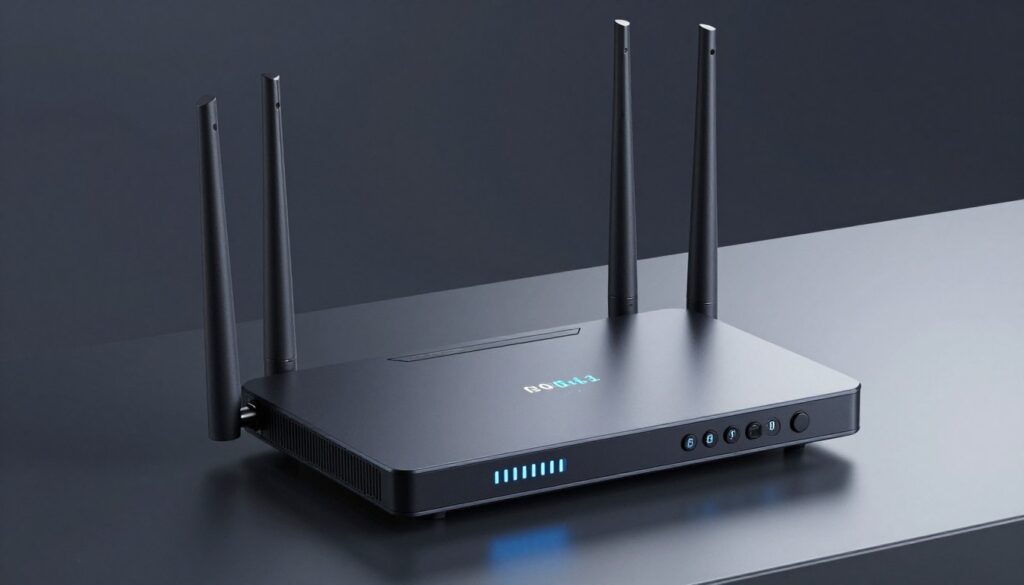 modern high-performance router for iptv streaming modern high-performance router for iptv streaming