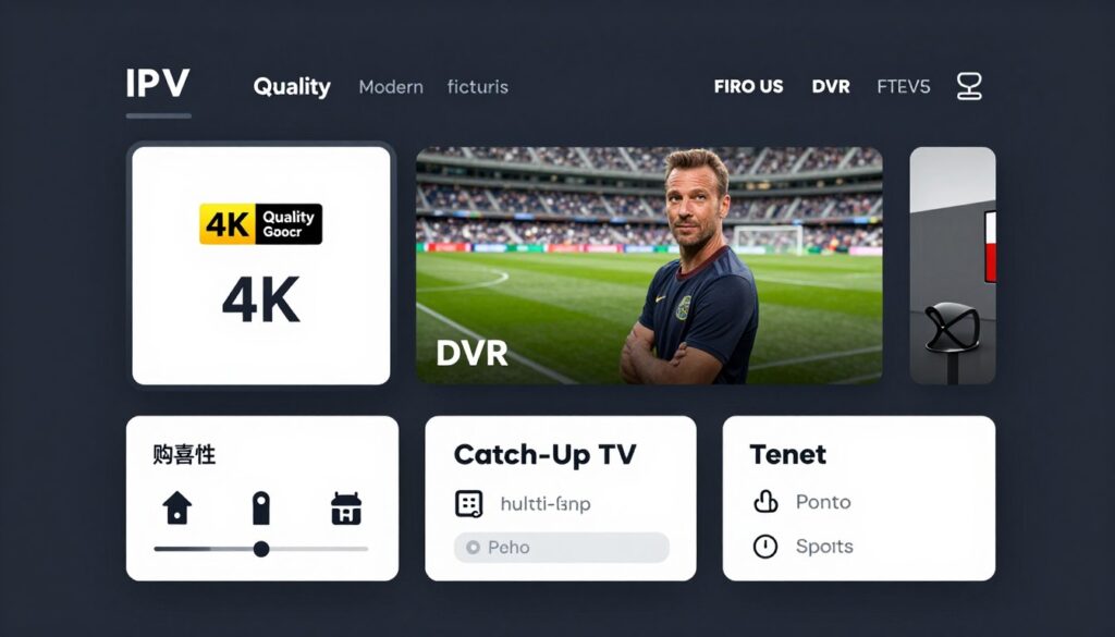 premium iptv interface showing advanced features and options premium iptv interface showing advanced features and options