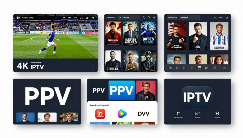 premium iptv package features showcase with 4k sports and movies premium iptv package features showcase with 4k sports and movies