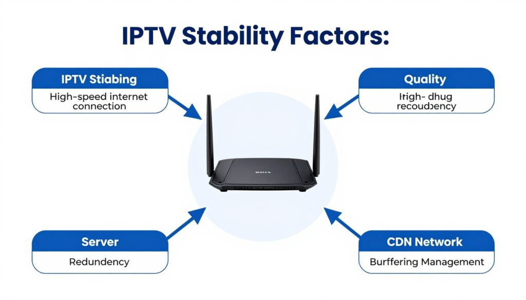 technical infrastructure diagram showing iptv stability components technical infrastructure diagram showing iptv stability components